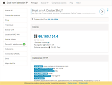 Tablet Screenshot of cual-es-mi-direccion-ip.com